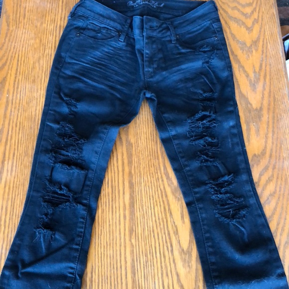 The Perfect Pair of Distressed Black Skinnies - Picture 3 of 3